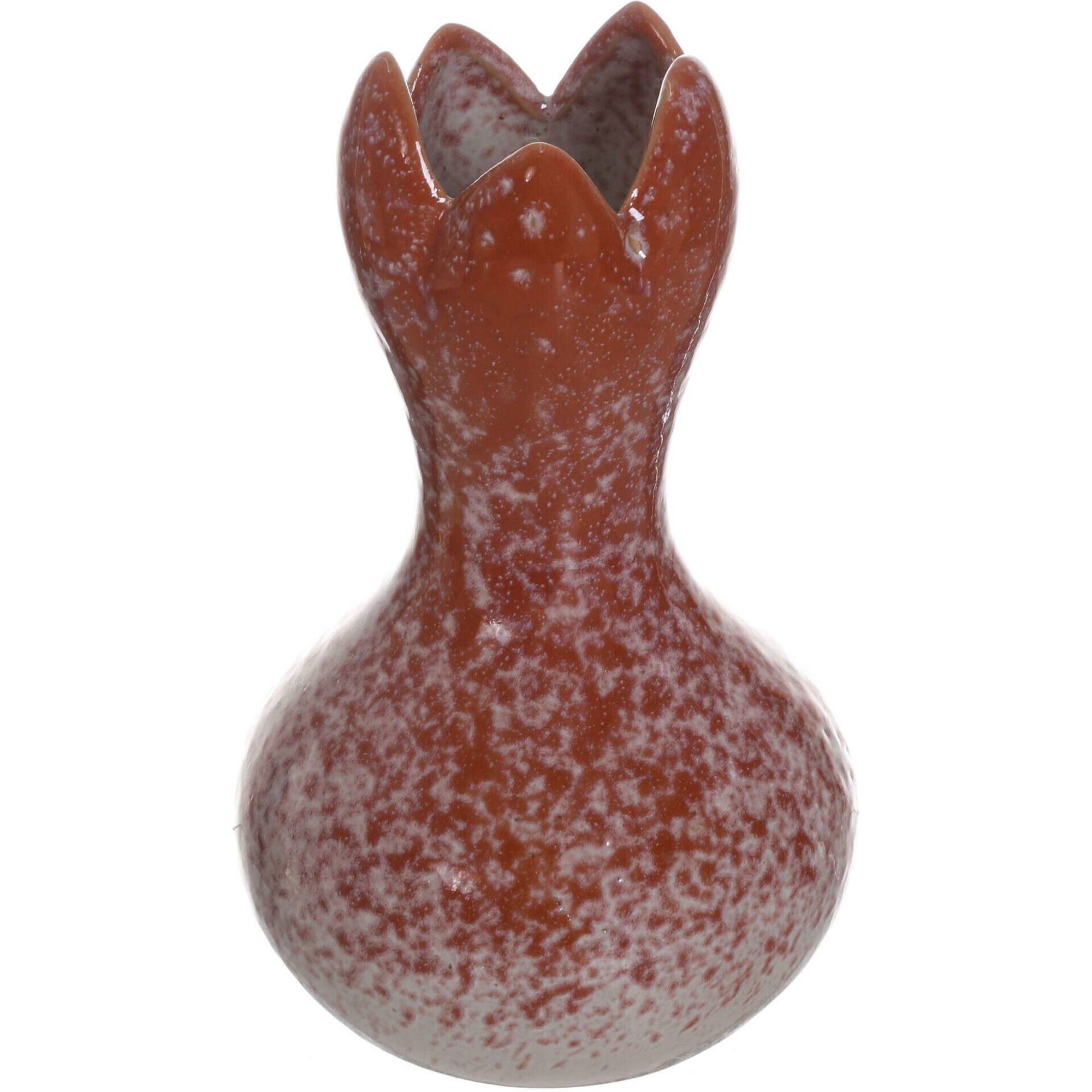 Jarra Degrad&eacute; Rosa Formato Tulipa 16cm Kasa