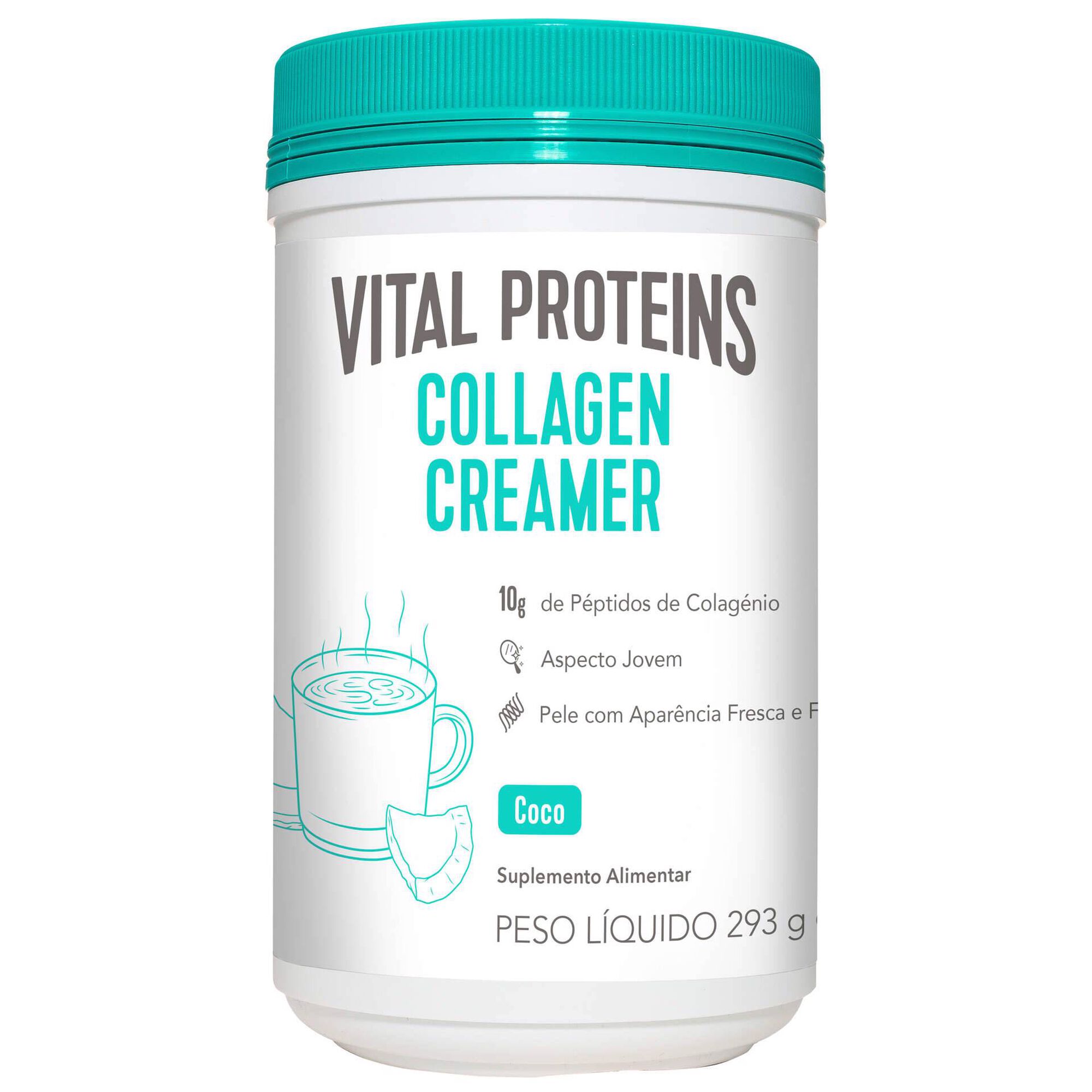 Suplemento Alimentar Collagen Creamer Sabor Coco Suplemento Alimentar Collagen Creamer Sabor Coco
