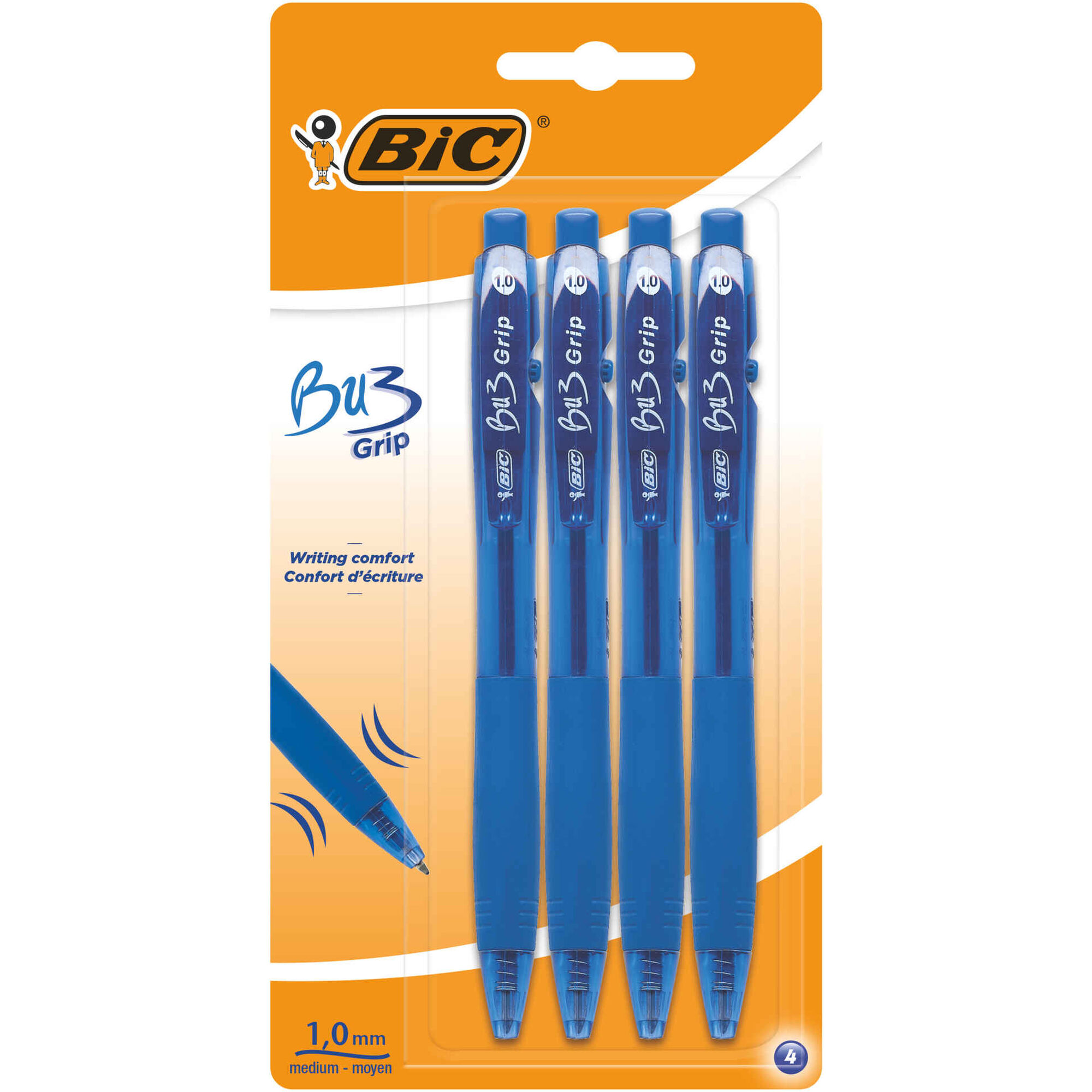 Esferográfica BU3 Grip de Tinta Azul Esferográfica BU3 Grip de Tinta Azul