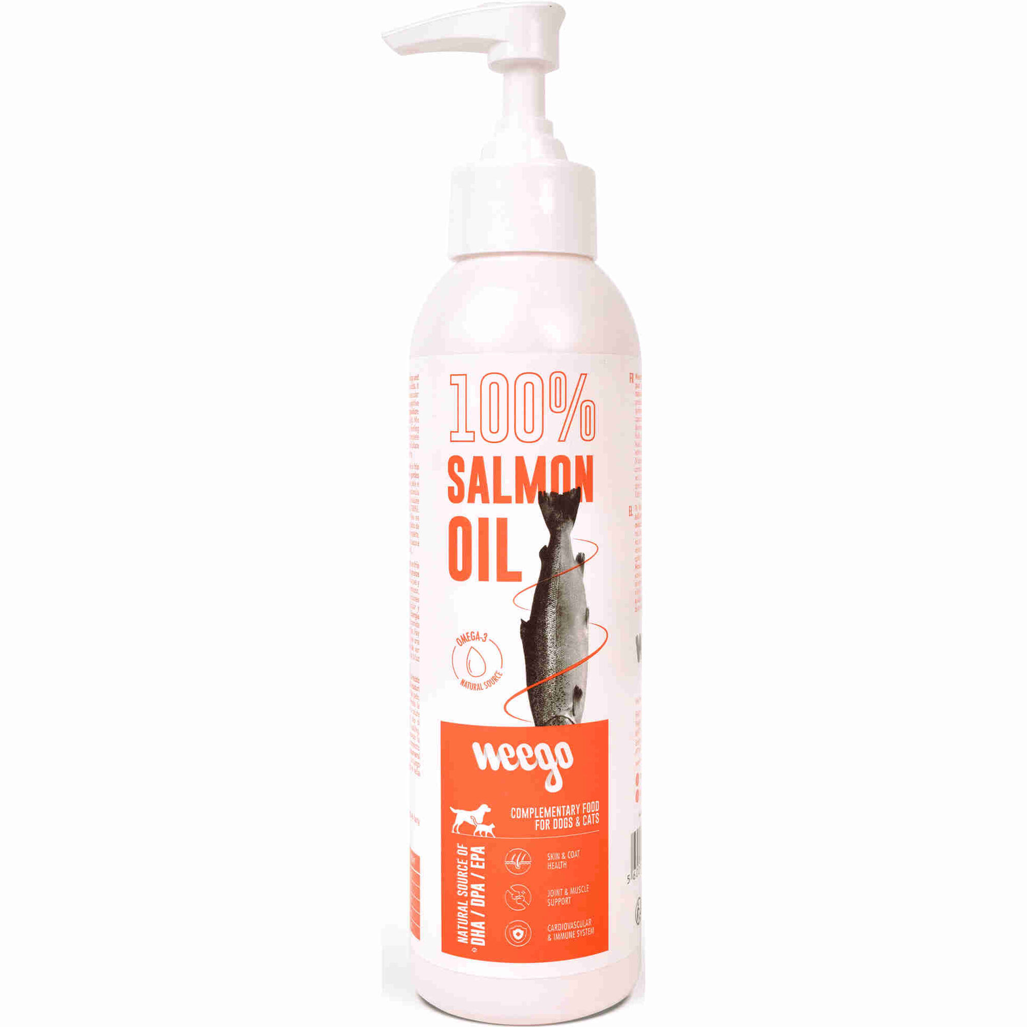 Suplemento &Oacute;leo de Salm&atilde;o para C&atilde;o e Gato Weego