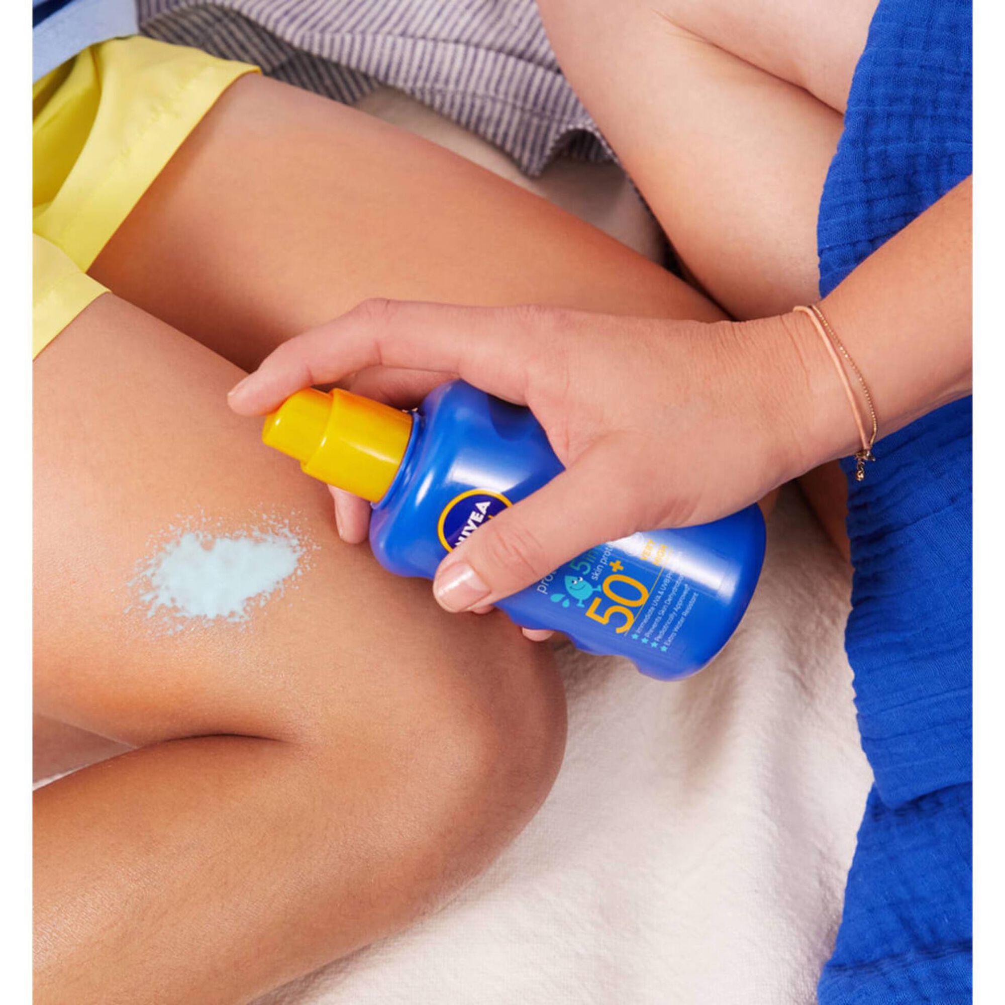 Protetor Solar Spray Protect & Play Crian&ccedil;as FPS 50+ Nivea Sun