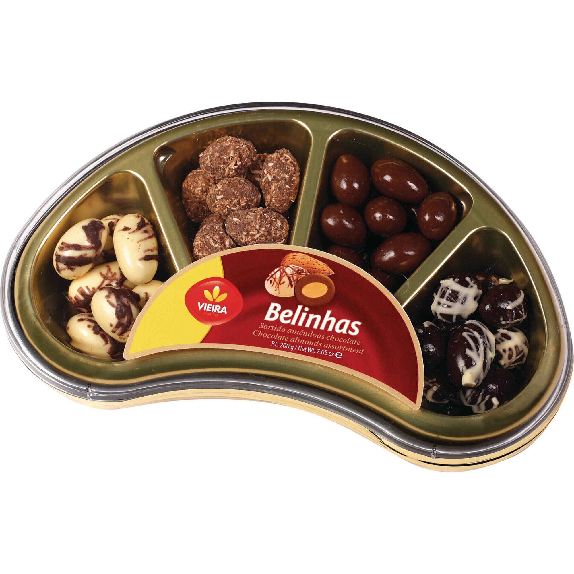 Am&ecirc;ndoas Chocolate Belinhas Sortido Vieira