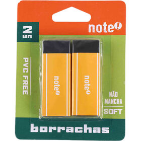 Conjunto 2 Borrachas Pretas Note!