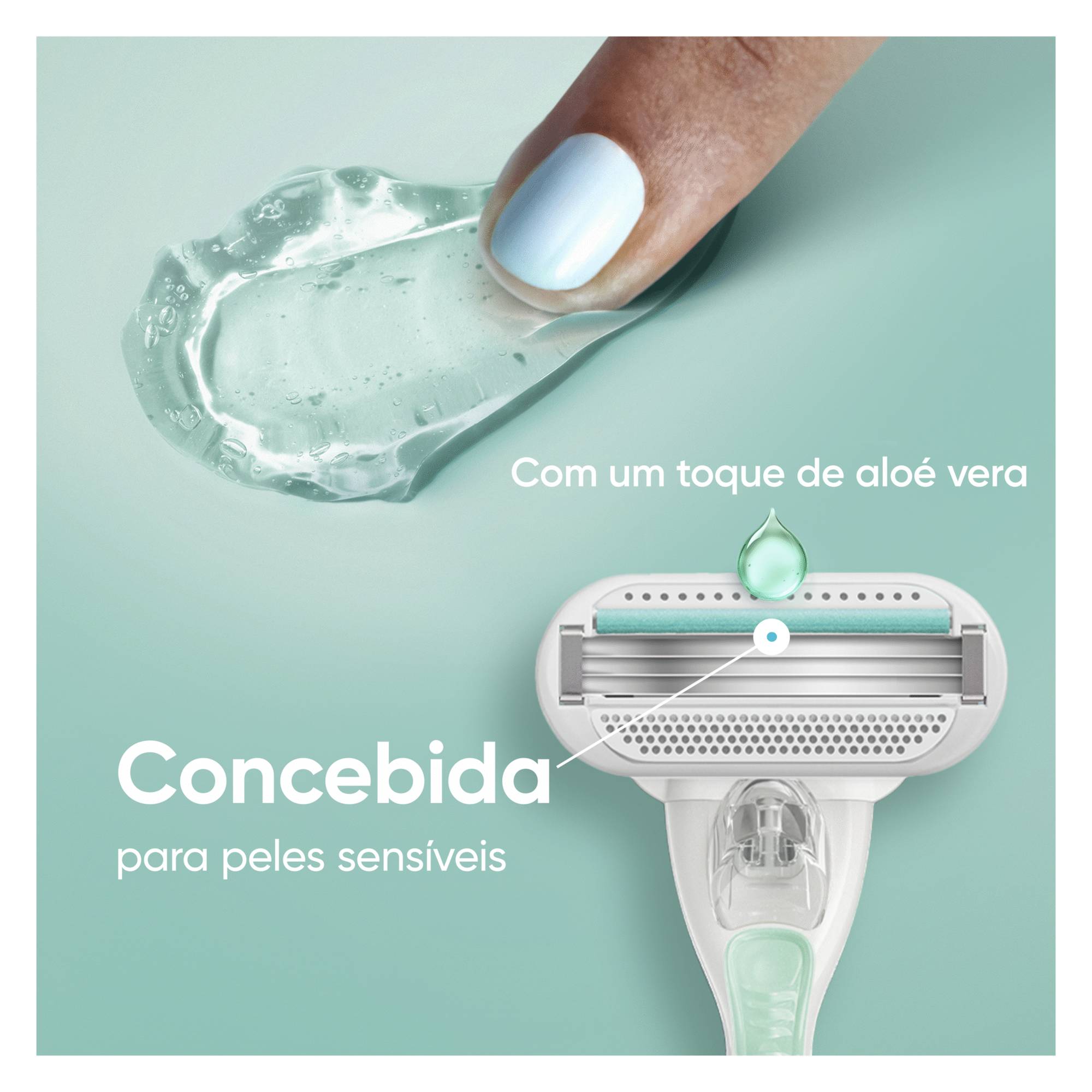 Recarga de Lâminas Venus Smooth Sensitive