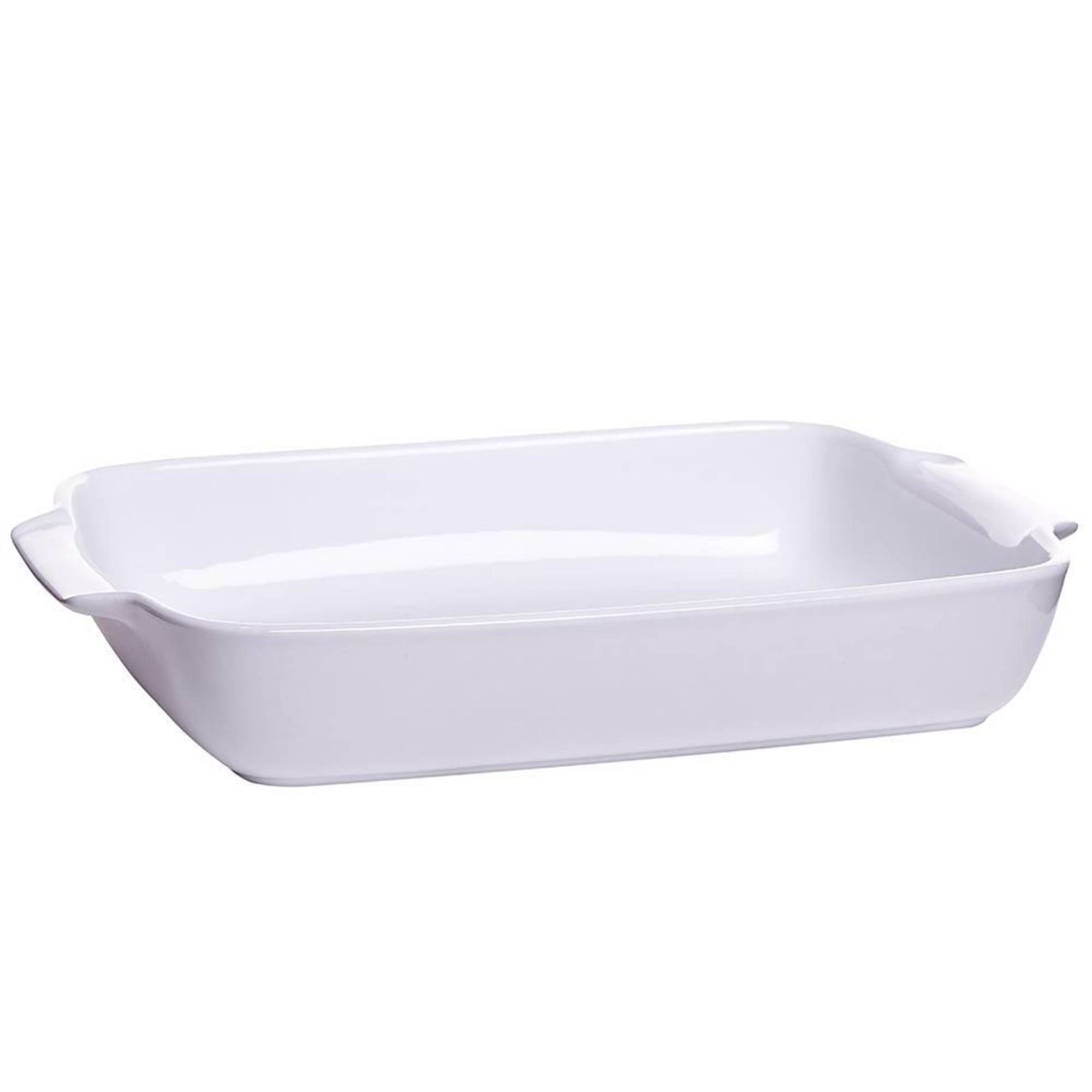 Assadeira Grés 35x25cm Branca Oven