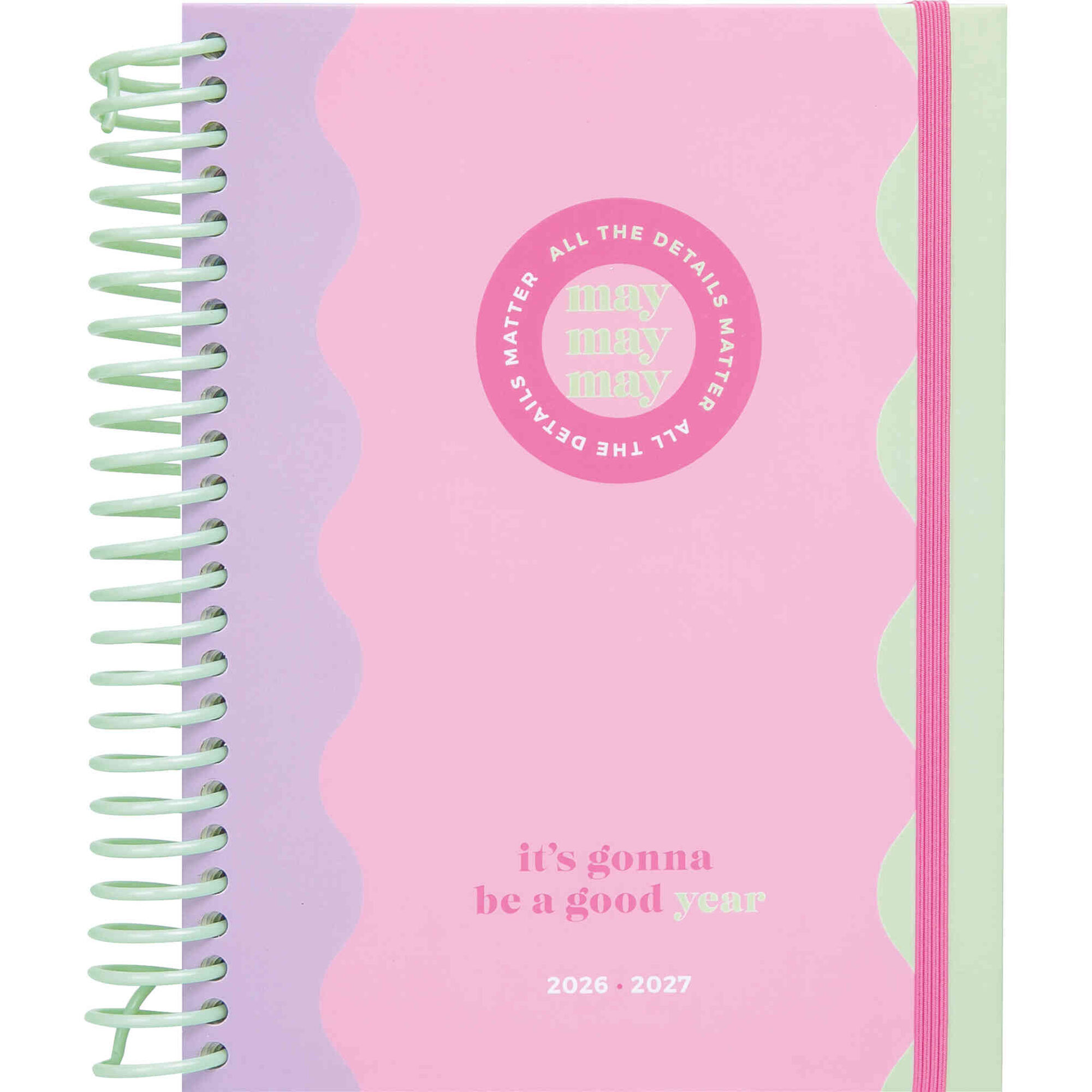 Agenda Escolar 26/27 A5 Espiral Pink Vibes Mayfair