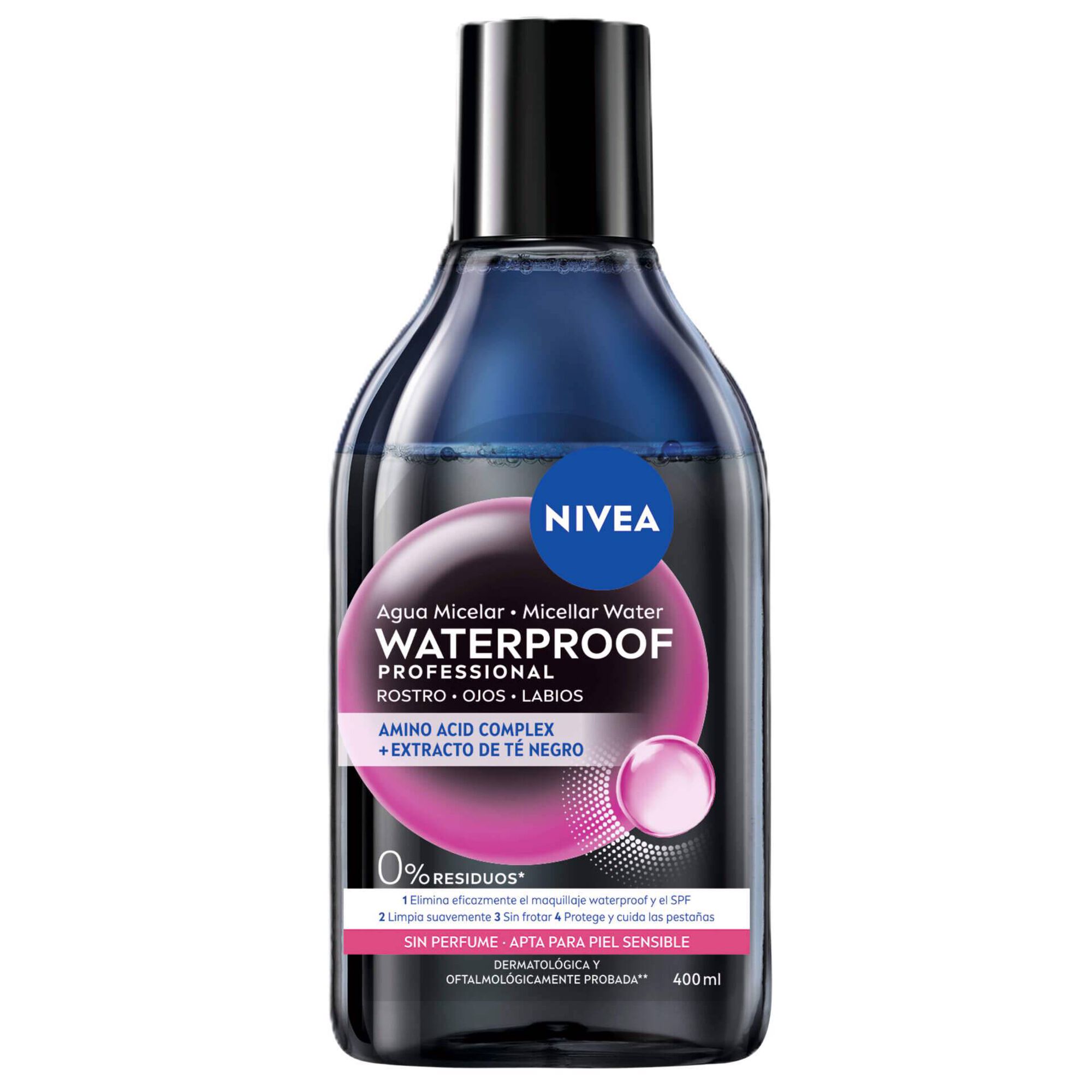 &Aacute;gua Micelar Bif&aacute;sica Profissional Pele Sens&iacute;vel Nivea