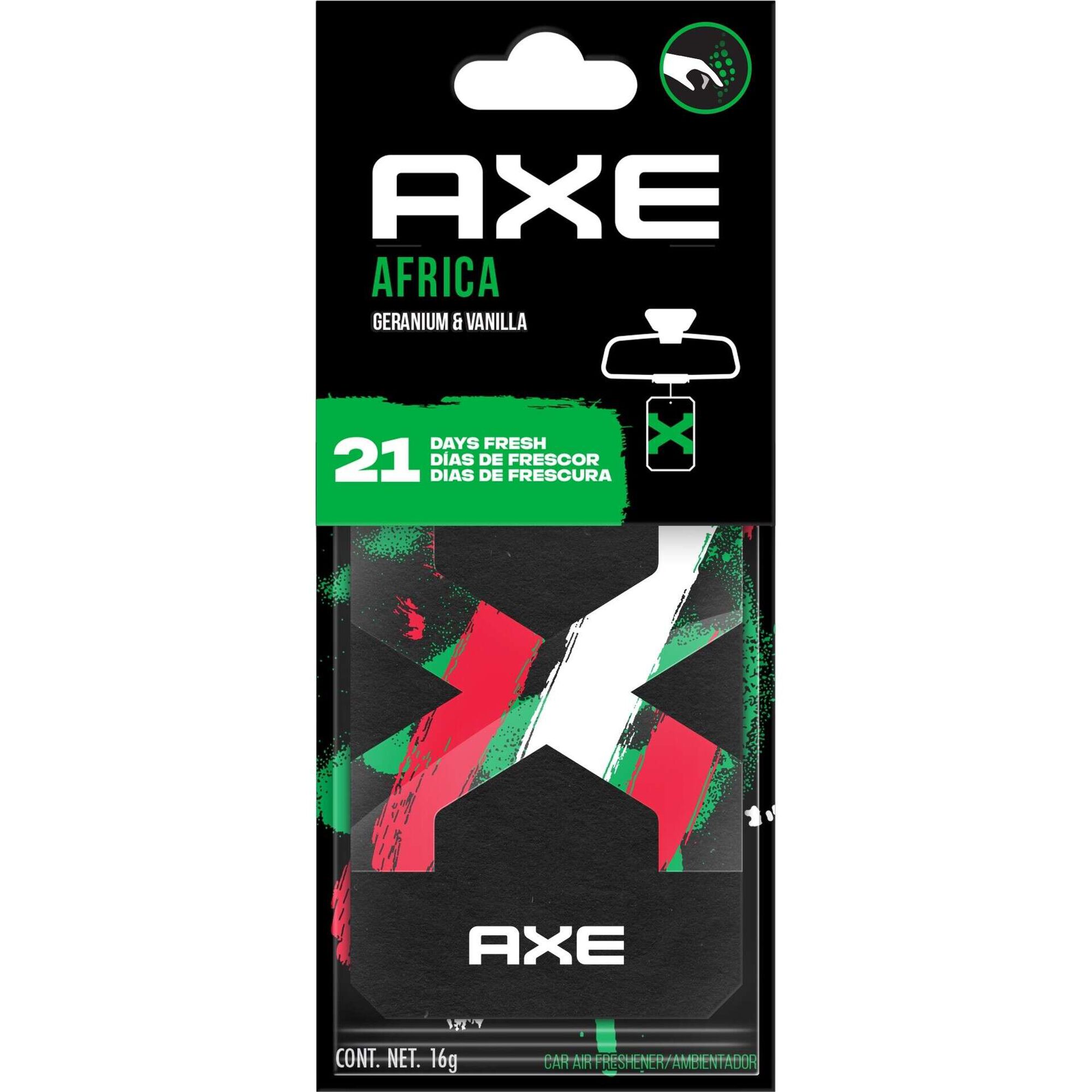 Ambientador Auto Pendurar Premium Africa Axe