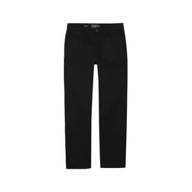 Cal&ccedil;as de Sarja Regular Fit Homem 38 Preto