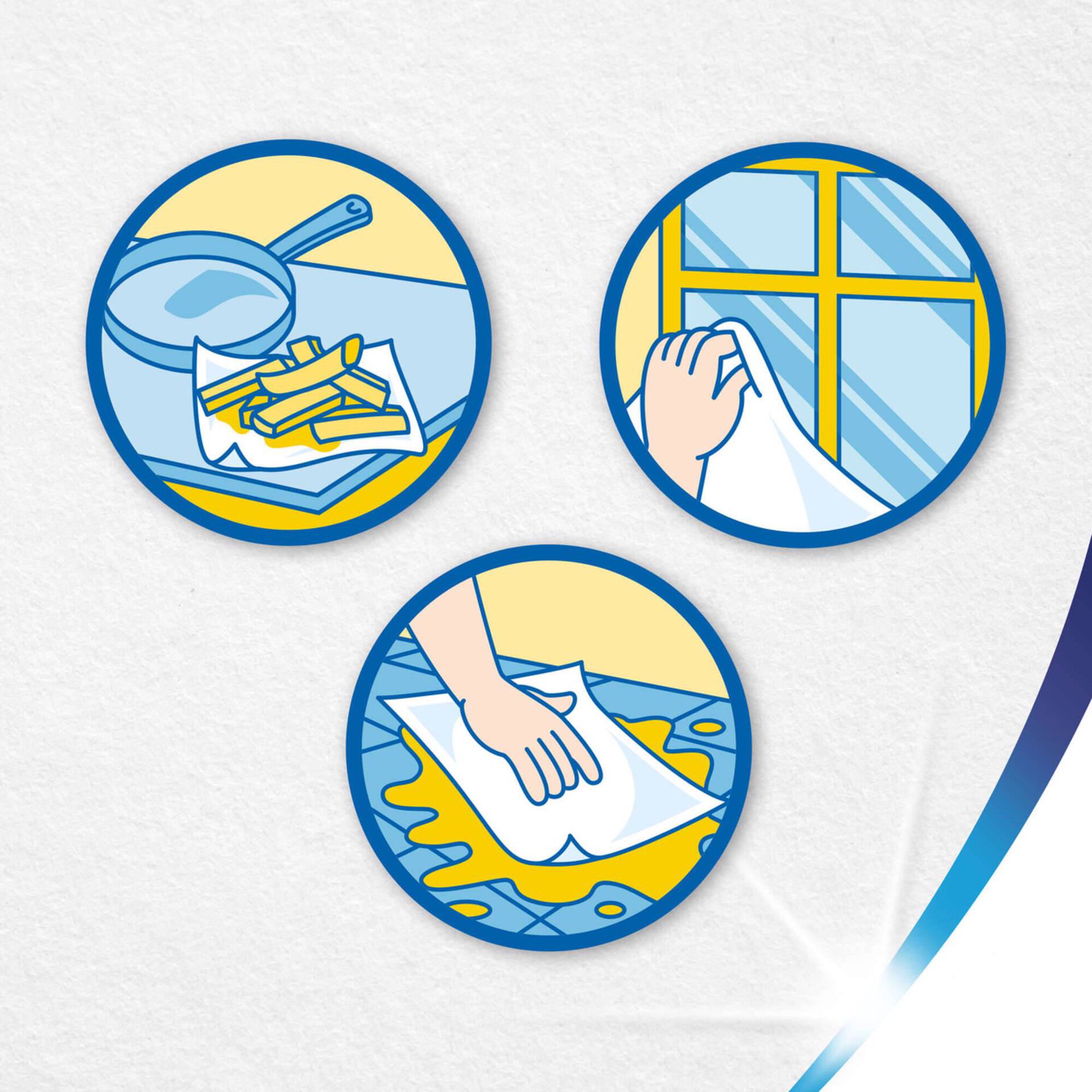 Rolo de Cozinha Paratodo XXL Triplo com Meia Folha