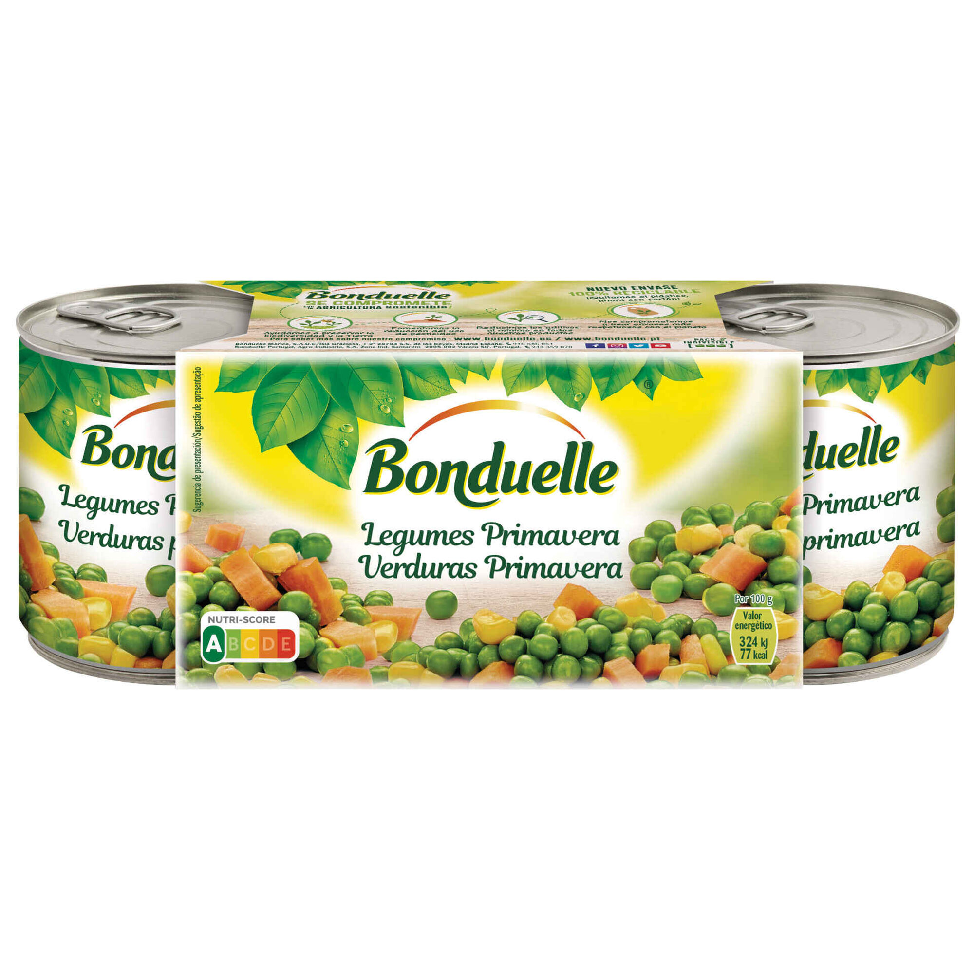 Legumes Primavera sem Gl&uacute;ten Bonduelle