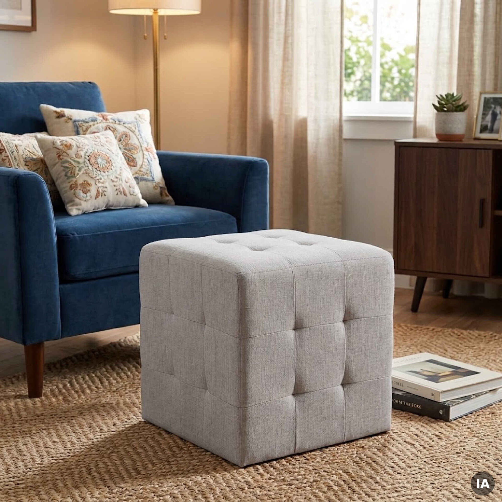 Repousa P&eacute;s Cinza Classic Kasa