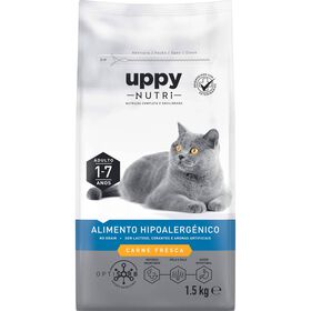Ra&ccedil;&atilde;o para Gato Adulto Hipoalerg&eacute;nica Sem Cereais Frango Uppy Nutri