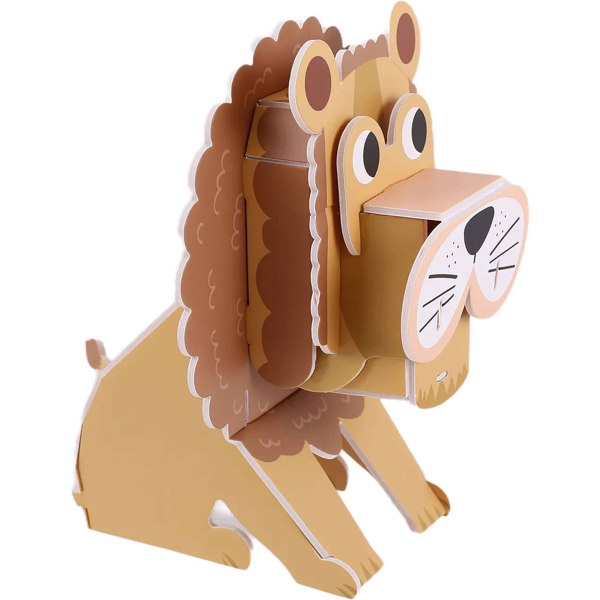 Kit Puzzle 3D em Cart&atilde;o (v&aacute;rios modelos) Pintura