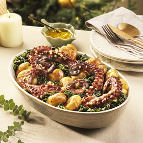 Polvo &agrave; Lagareiro com Batata, Cebola e Couve Cozinha Continente (Entregas para o Natal)