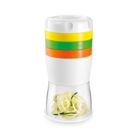 Espiralizador Aço Inoxidável 3 Lâminas Branco Handy