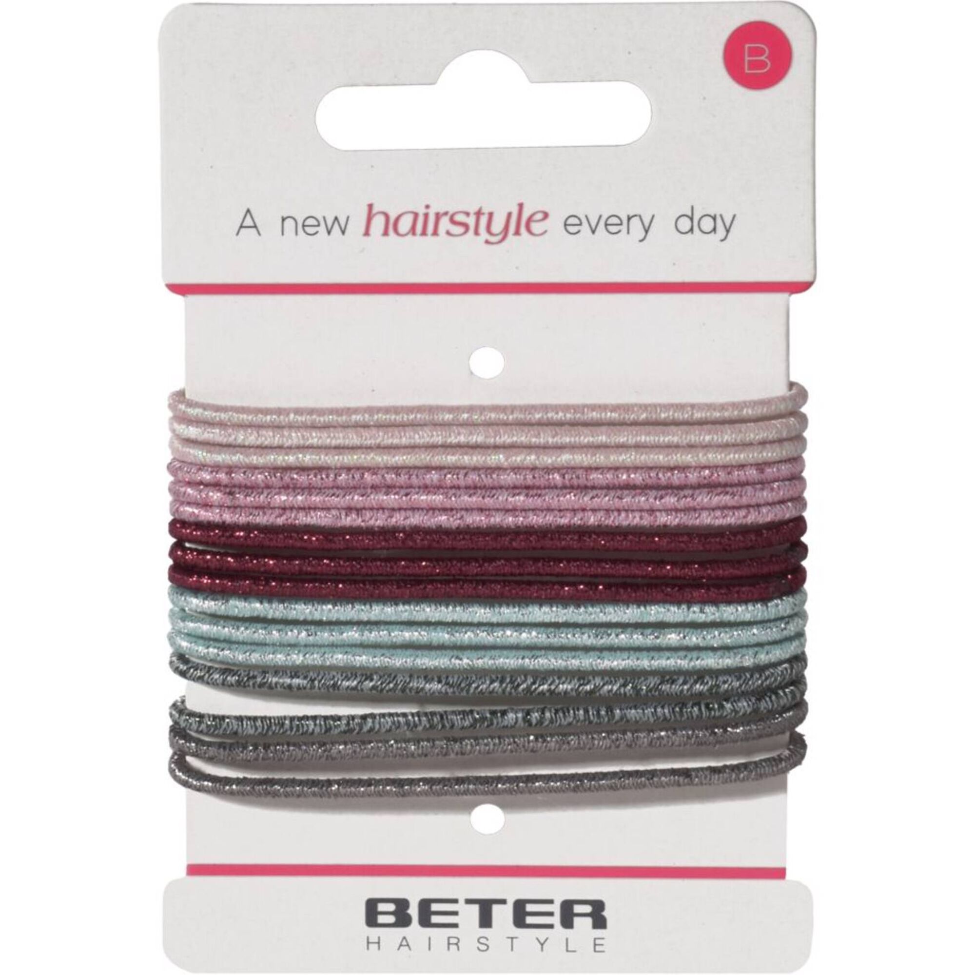 El&aacute;sticos de Cabelo Finos com Glitter BETER