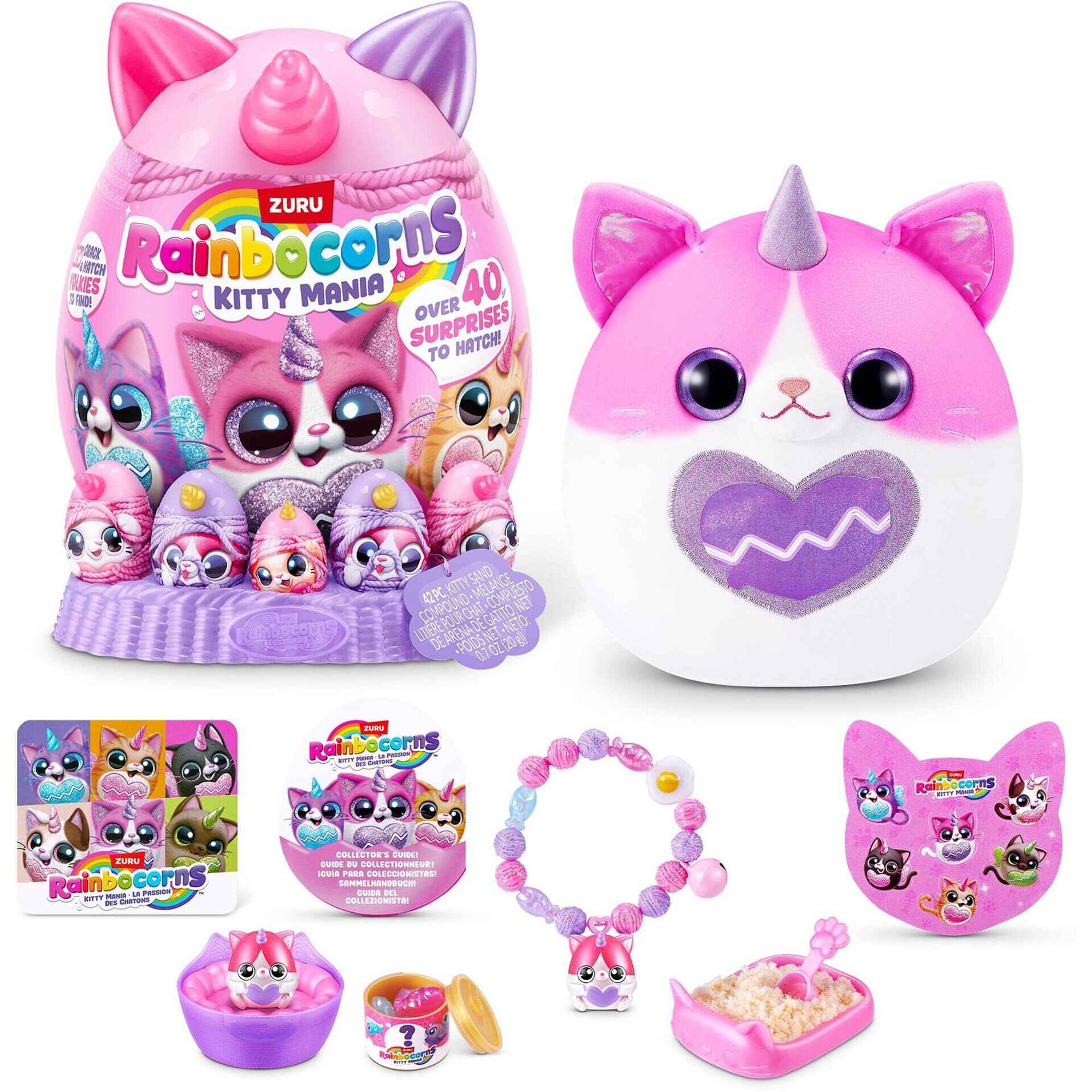 Rainbocorns - Peluches Eggzania Kittymania