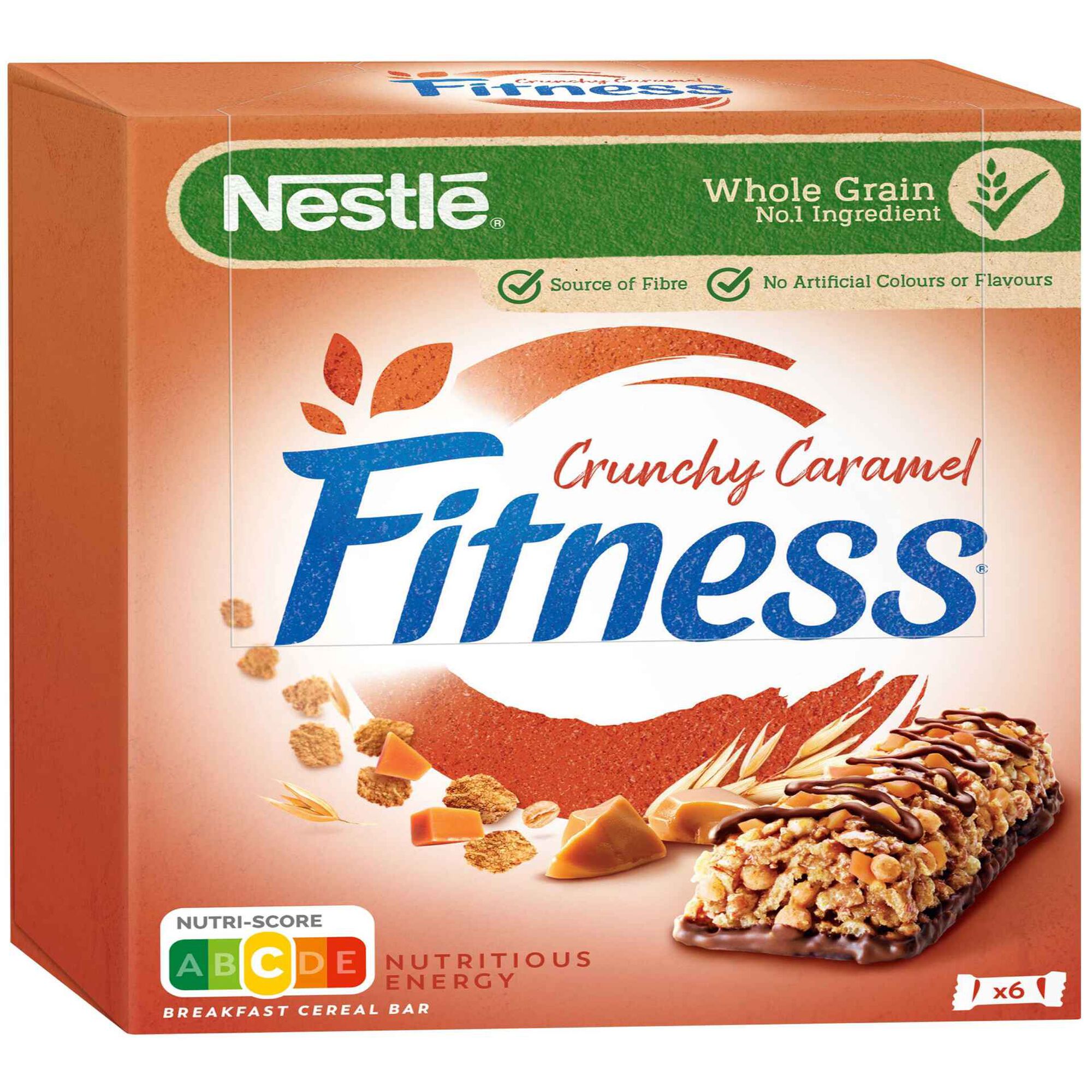Barras de Cereais Crunchy Caramel Fitness