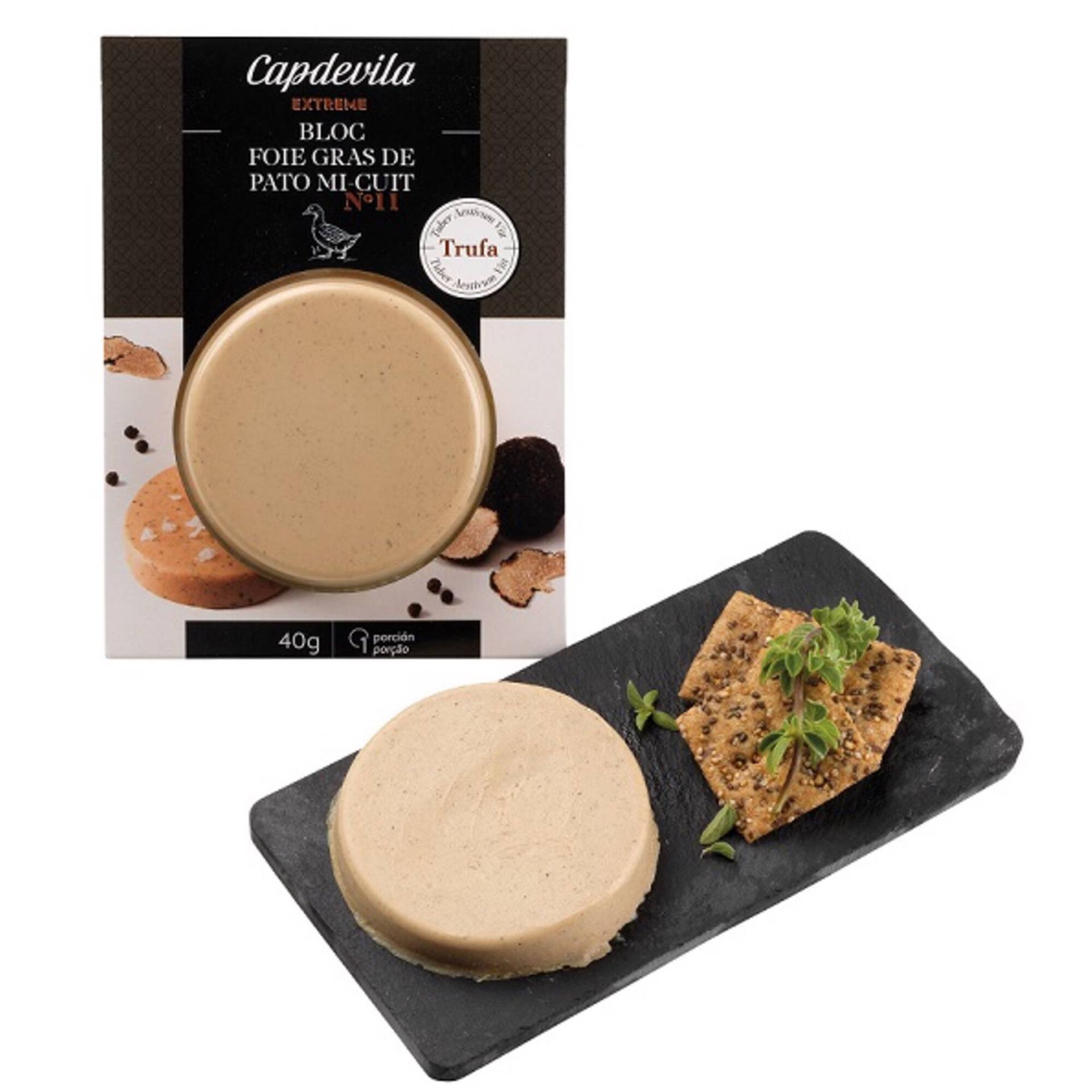 Foie Gras de Pato com Trufas Foie Gras de Pato com Trufas