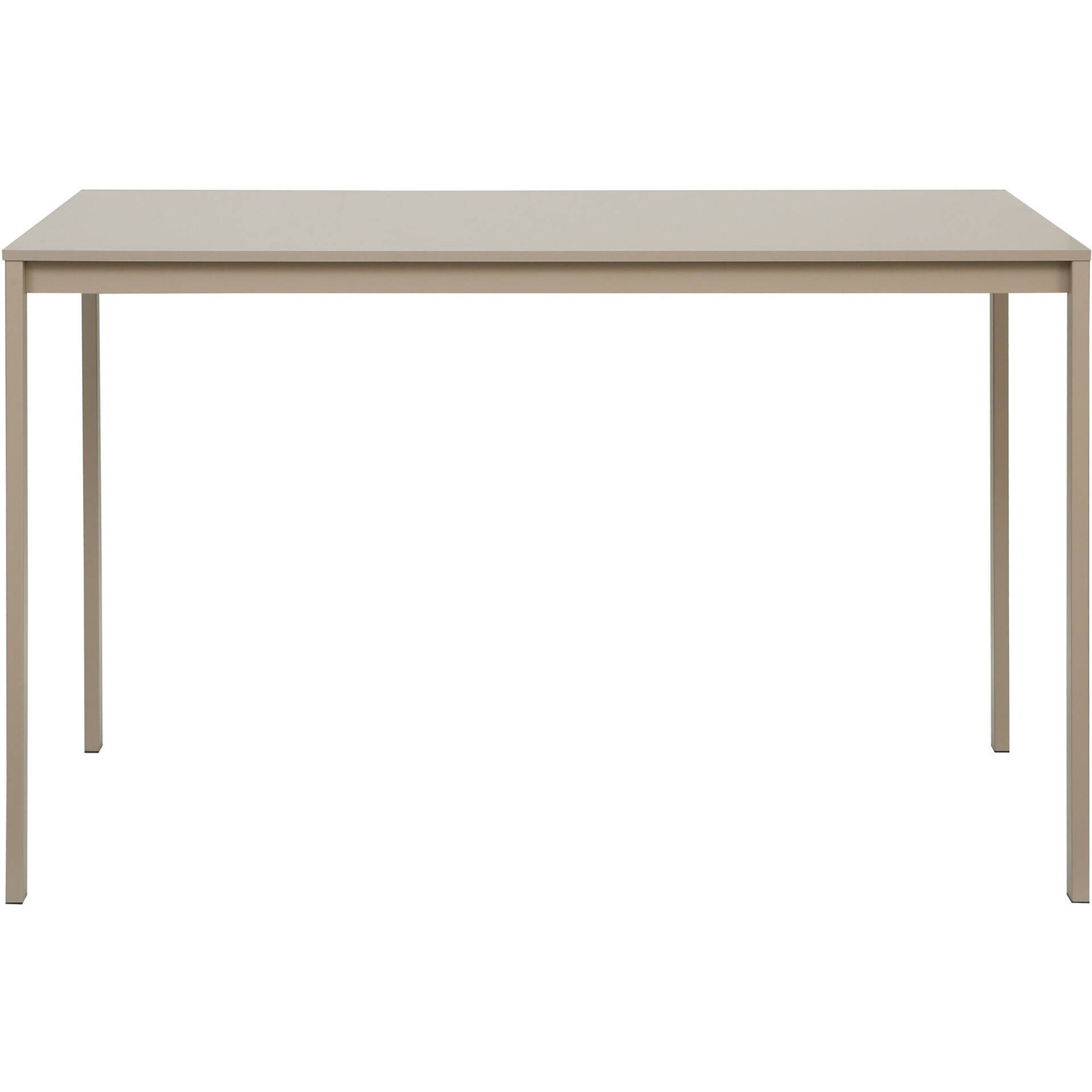 Conjunto de Mesa e 4 Cadeiras Taup&eacute; Kasa