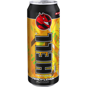 Bebida Energética Pêssego e Limão Hell