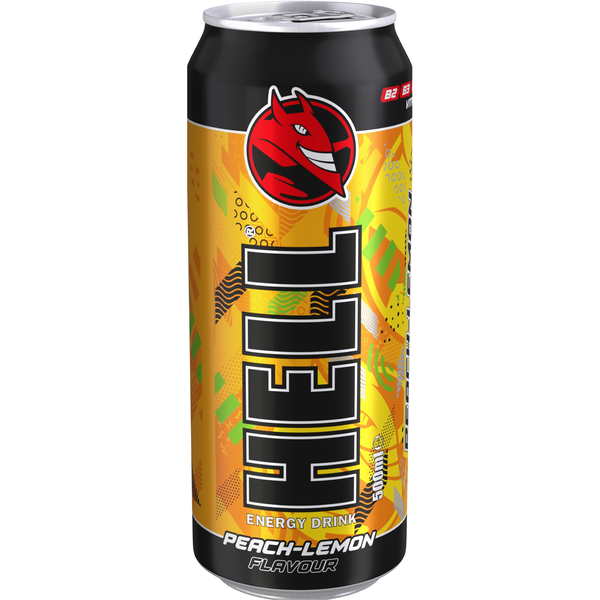 Bebida Energética Pêssego e Limão Hell