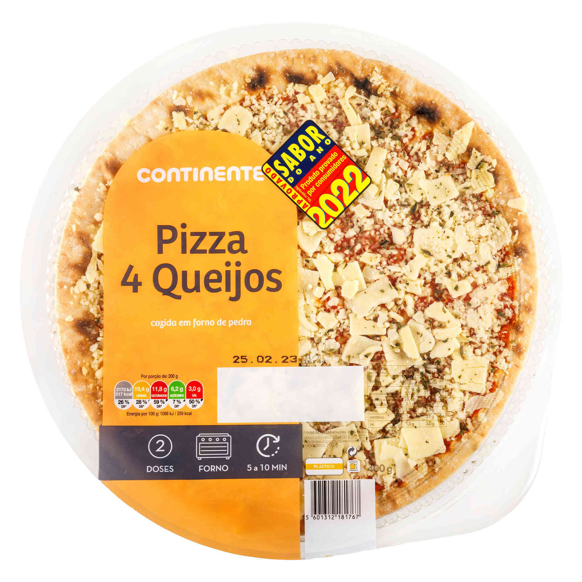 Pizza Fresca de 4 Queijos