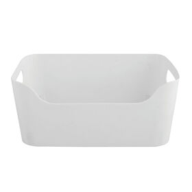 Cesto Arruma&ccedil;&atilde;o Pl&aacute;stico 4,3L Branco Kasa