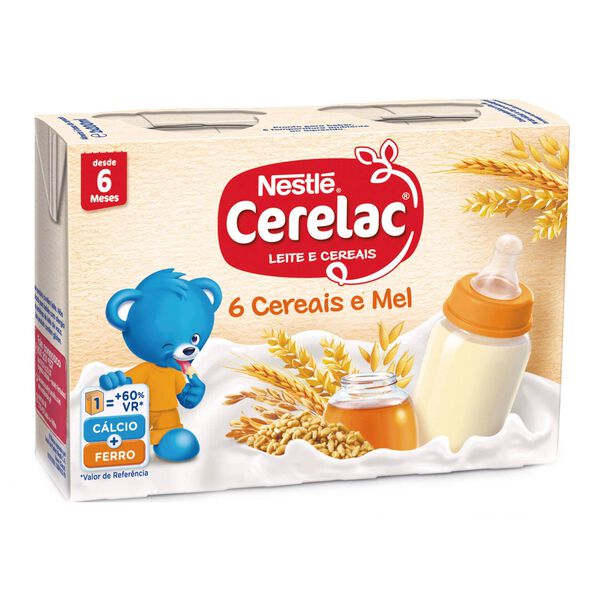 Leite 6 Cereais e Mel +6M Cerelac