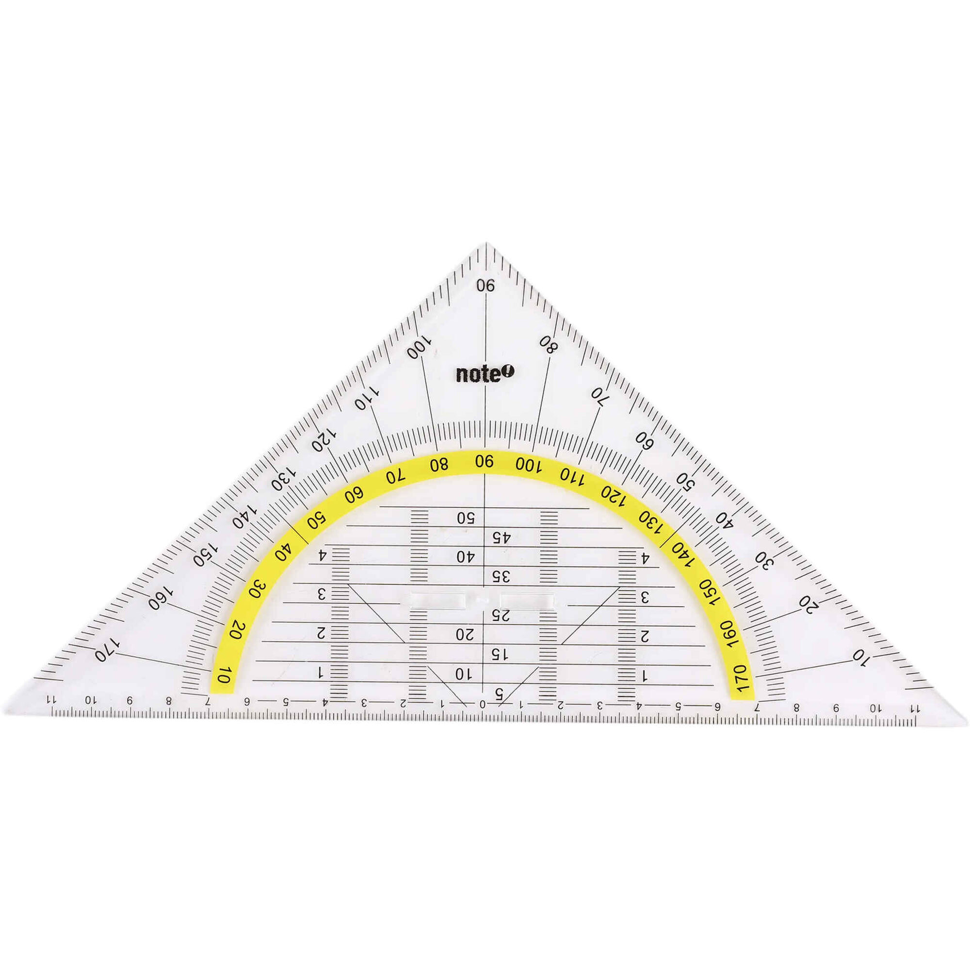 Esquadro Geom&eacute;trico 22cm com Pega Note!