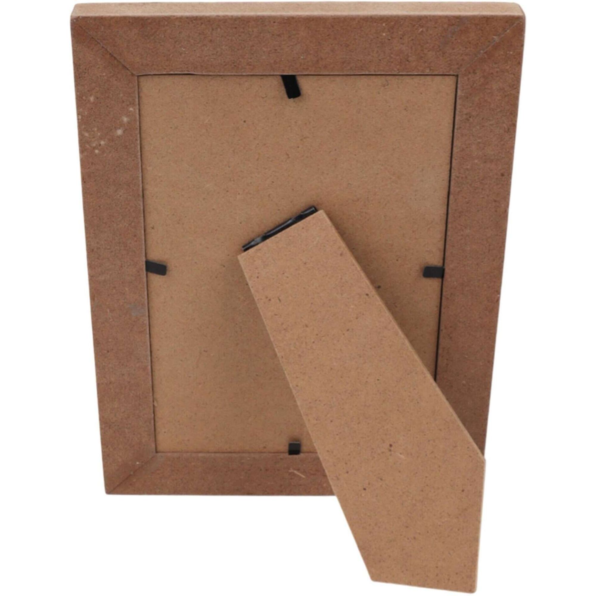 Moldura 10x15cm Branca Centro Madeira Kasa