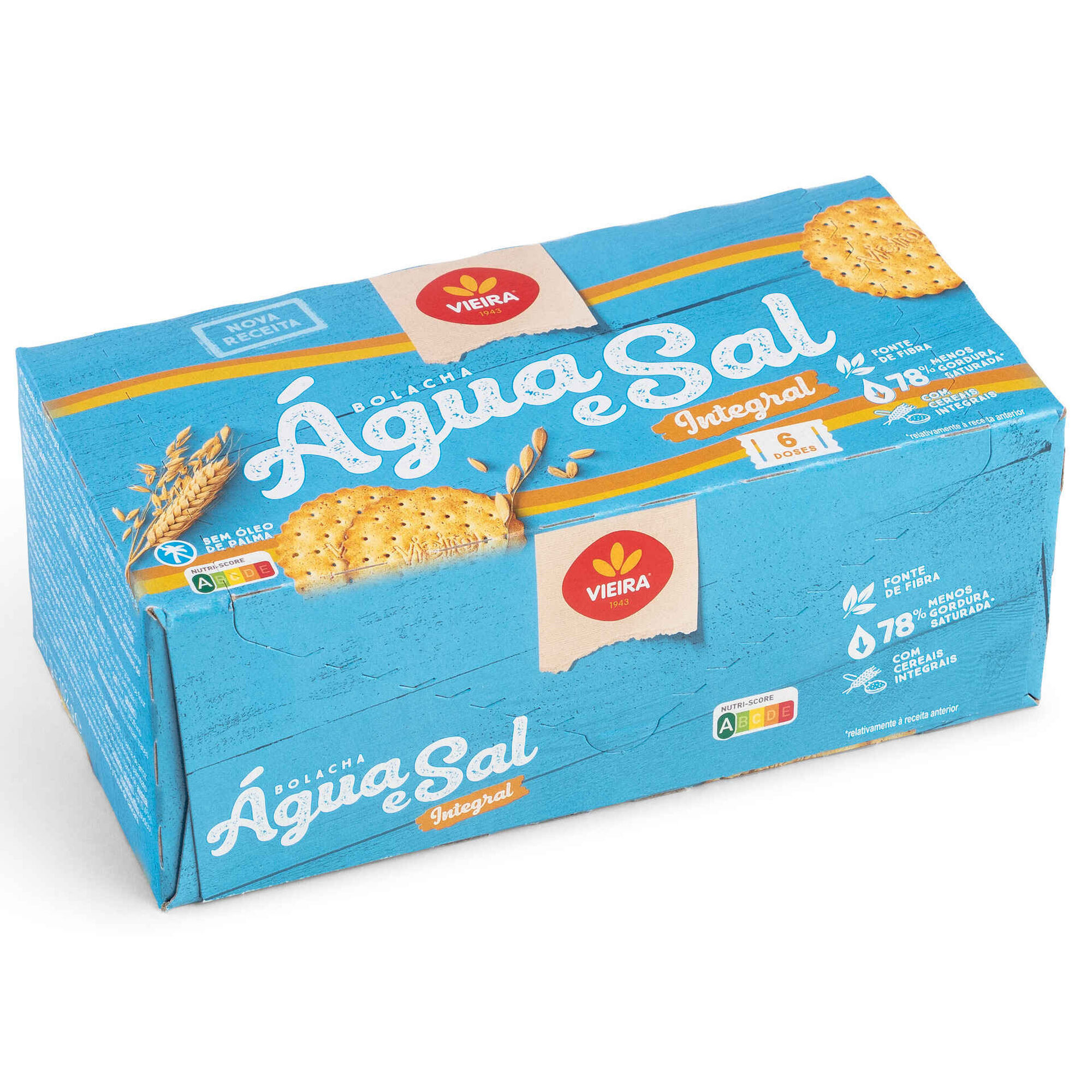 Bolachas de &Aacute;gua e Sal Integrais