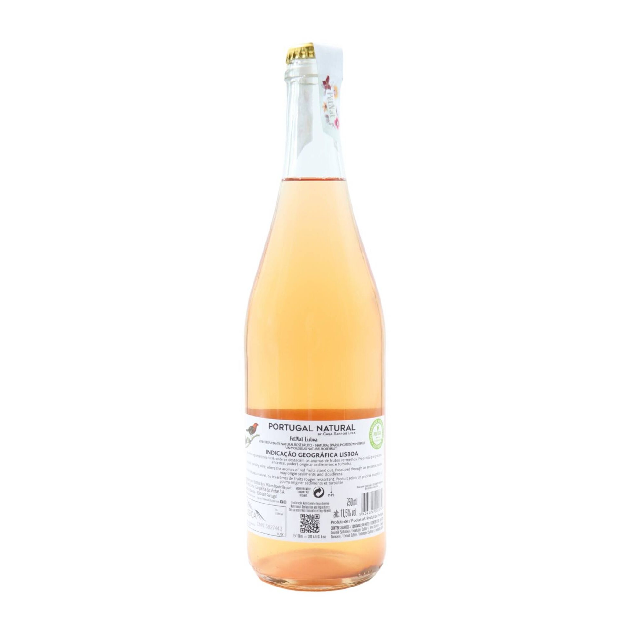Portugal Natural Espumante Pet Nat Lisboa Ros&eacute;