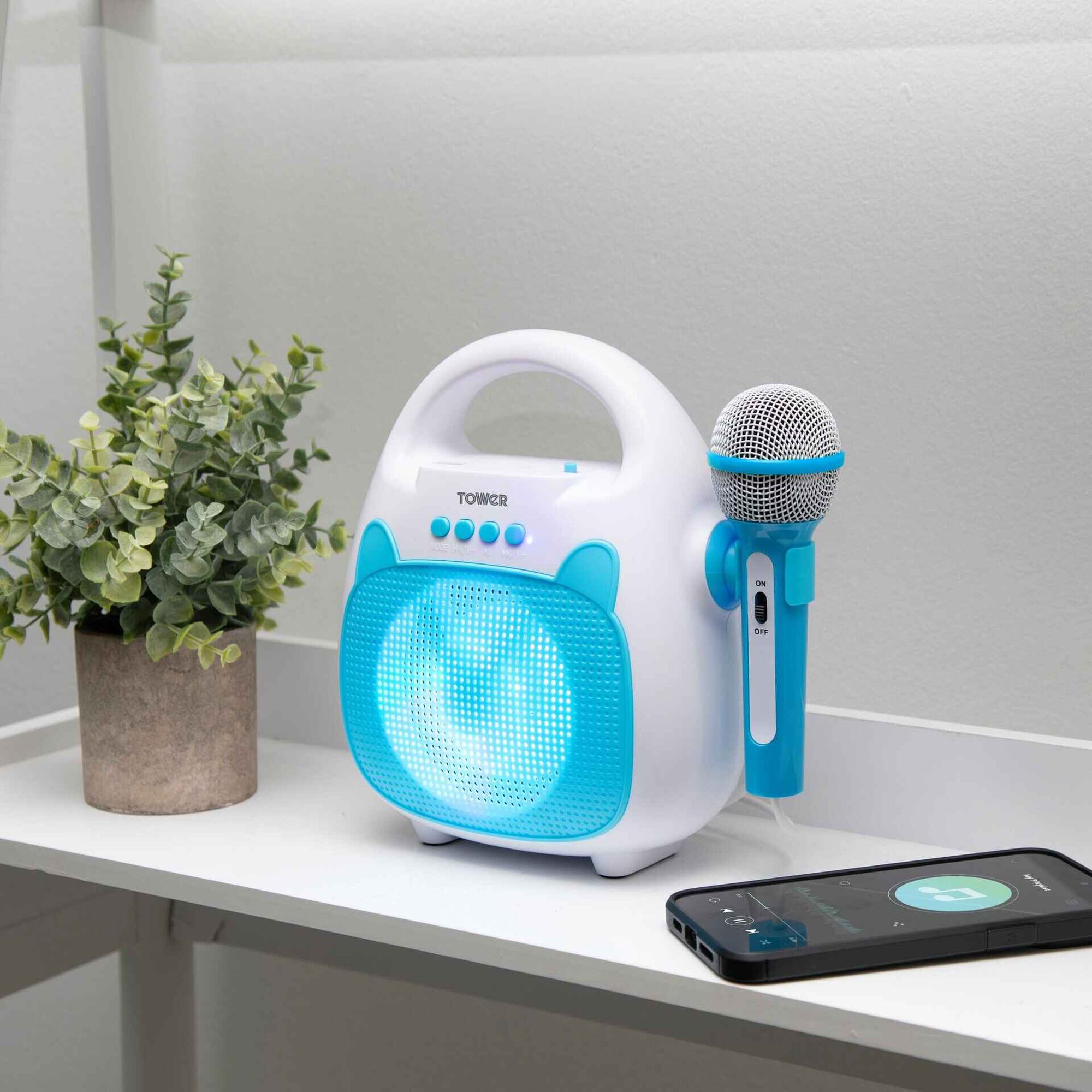 Coluna Bluetooth com Microfone Bazar&atilde;o