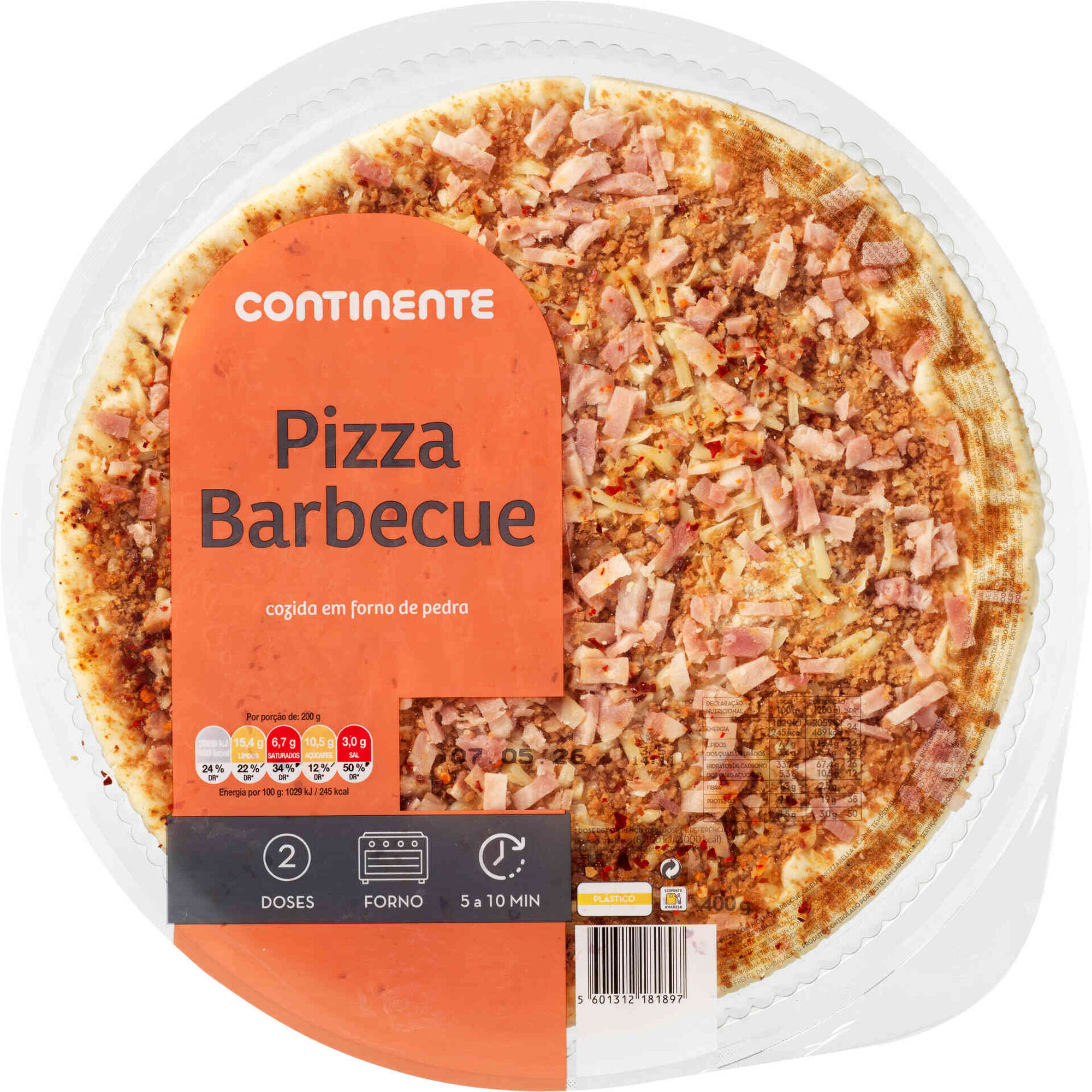 Pizza Fresca Barbecue Continente