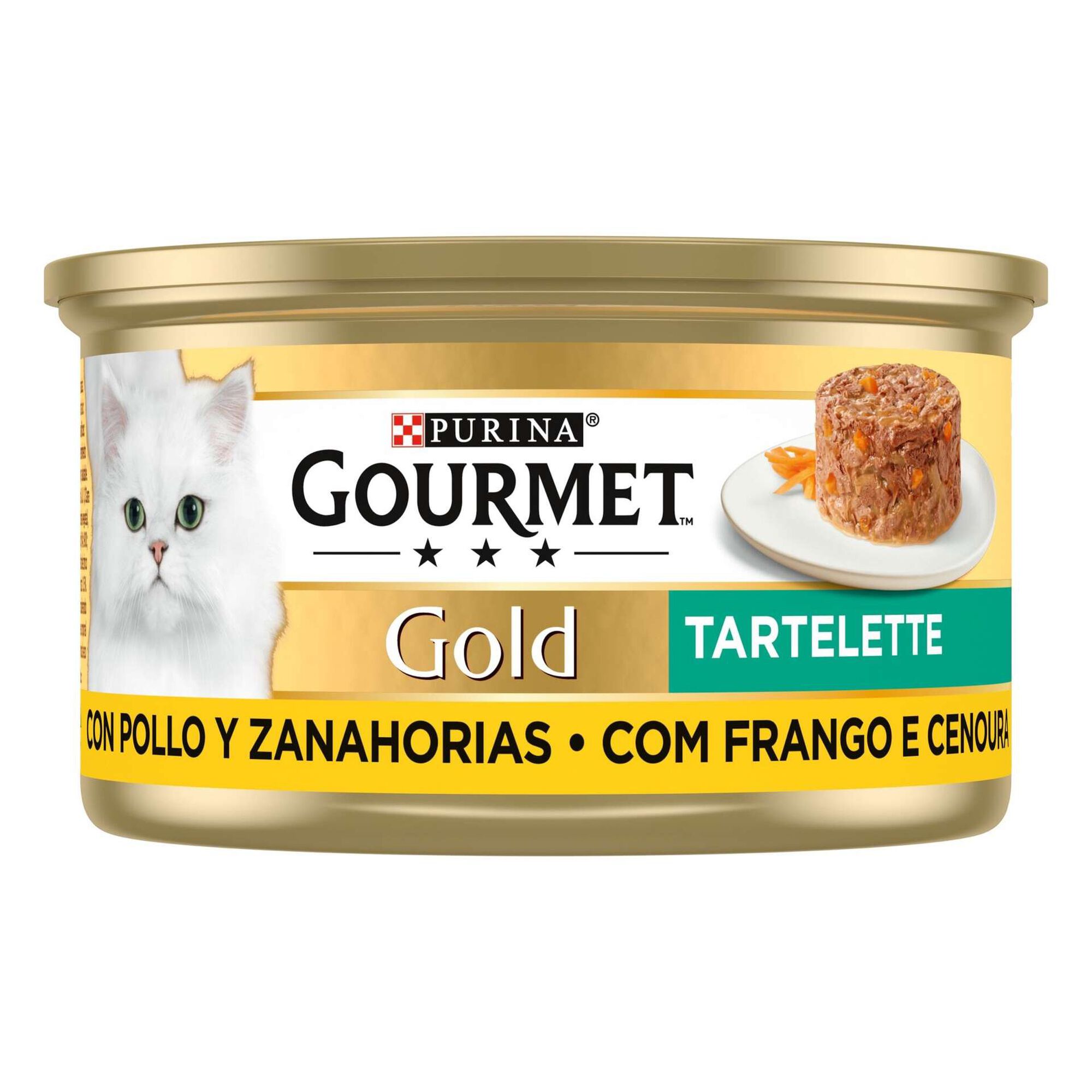 Comida Húmida para Gato Adulto Tartelette Frango e Cenoura Lata Comida Húmida para Gato Adulto Tartelette Frango e Cenoura Lata