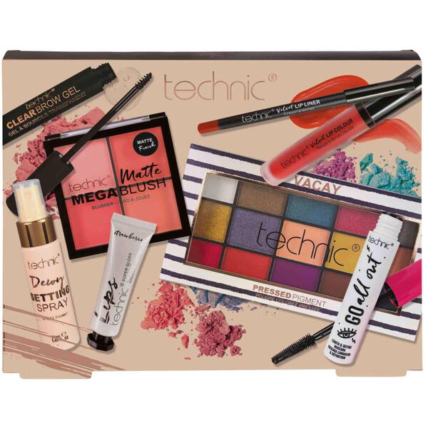 Coffret Maquilhagem 8 Peças Technic