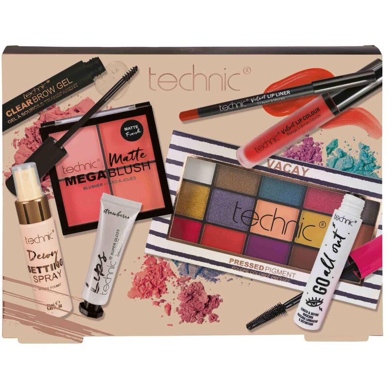 Coffret Maquilhagem 8 Peças Technic