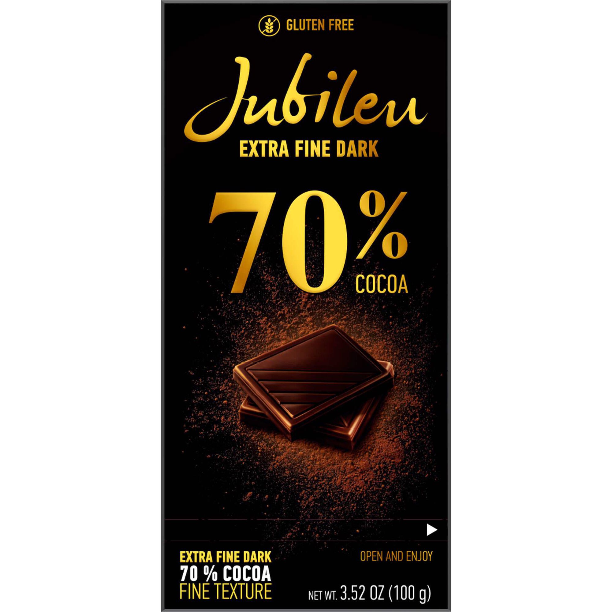 Tablete de Chocolate Extra Noir 70% Cacau
