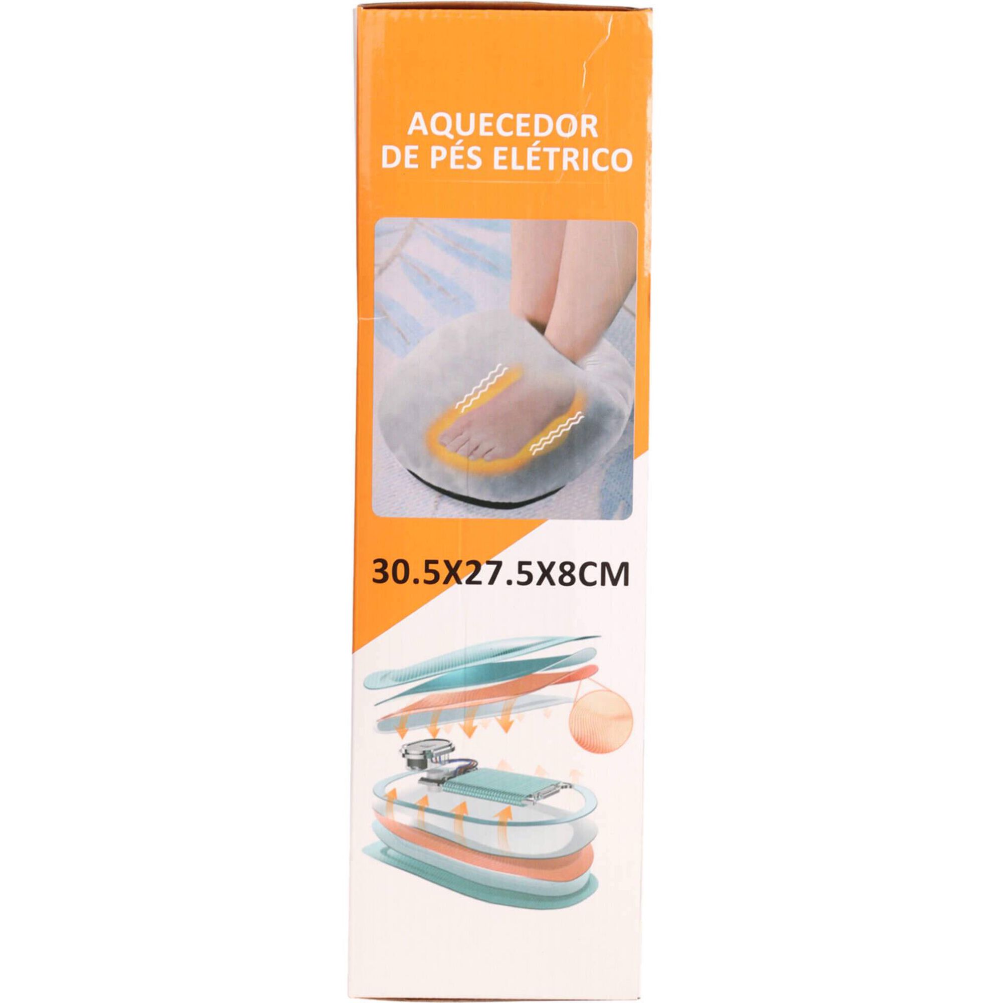 Aquecedor de P&eacute;s El&eacute;trico Antiderrapante USB (v&aacute;rias cores) Bazar&atilde;o