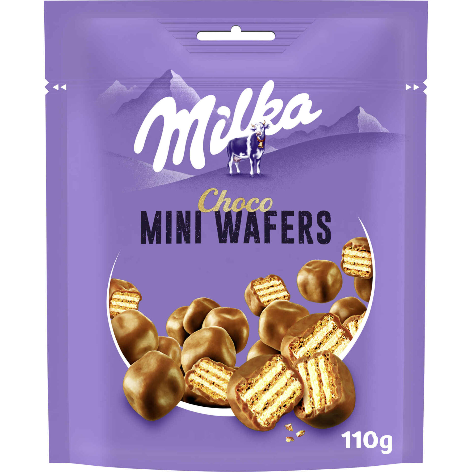 Bolachas Mini Wafers Milka
