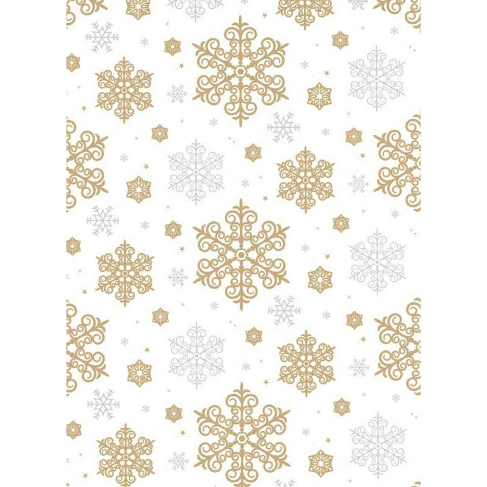 Rolo de Papel de Embrulho Natal Tradicional 10mx70cm (várias cores)