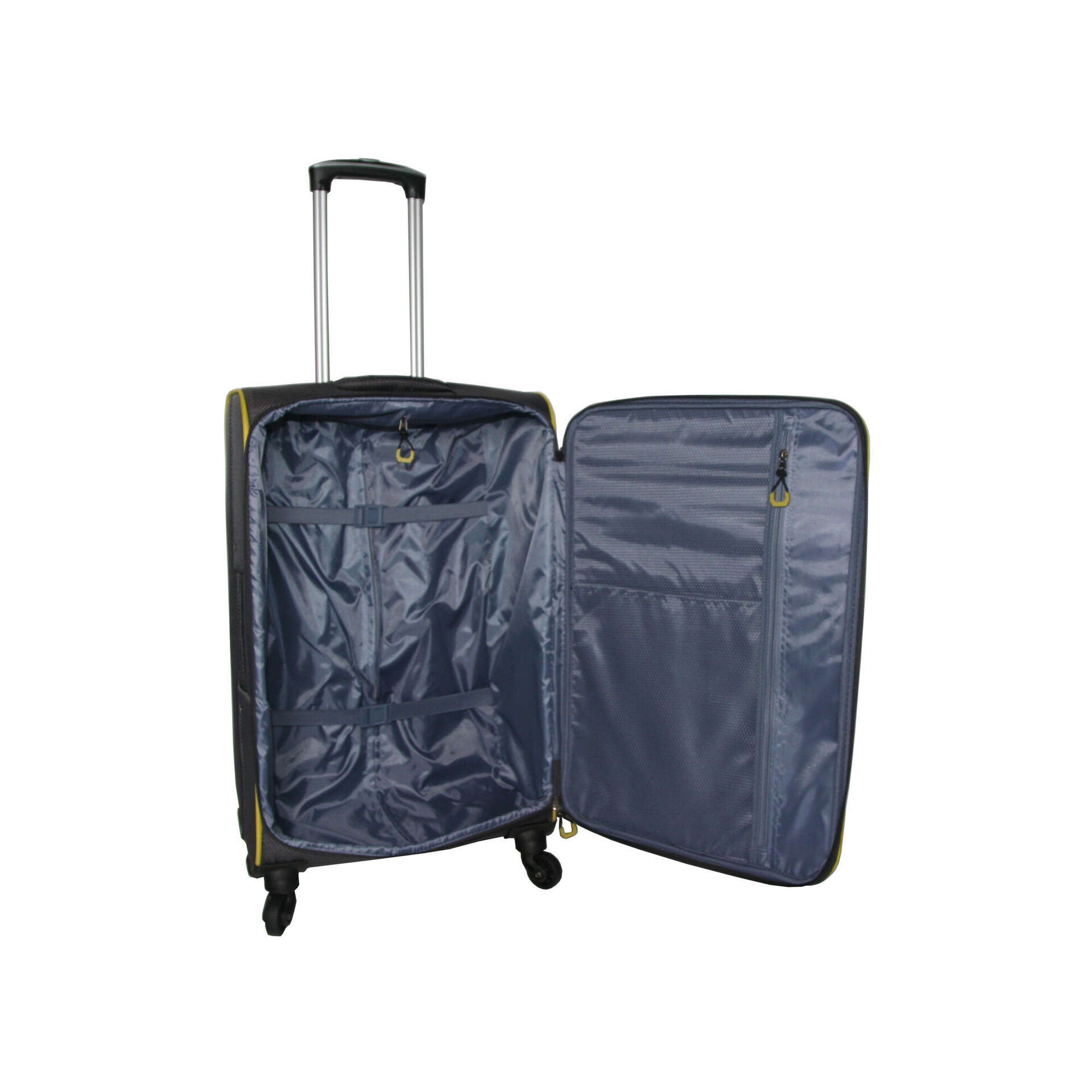 Mala de Viagem Grande 4 Rodas Cinza Marselha Pack It