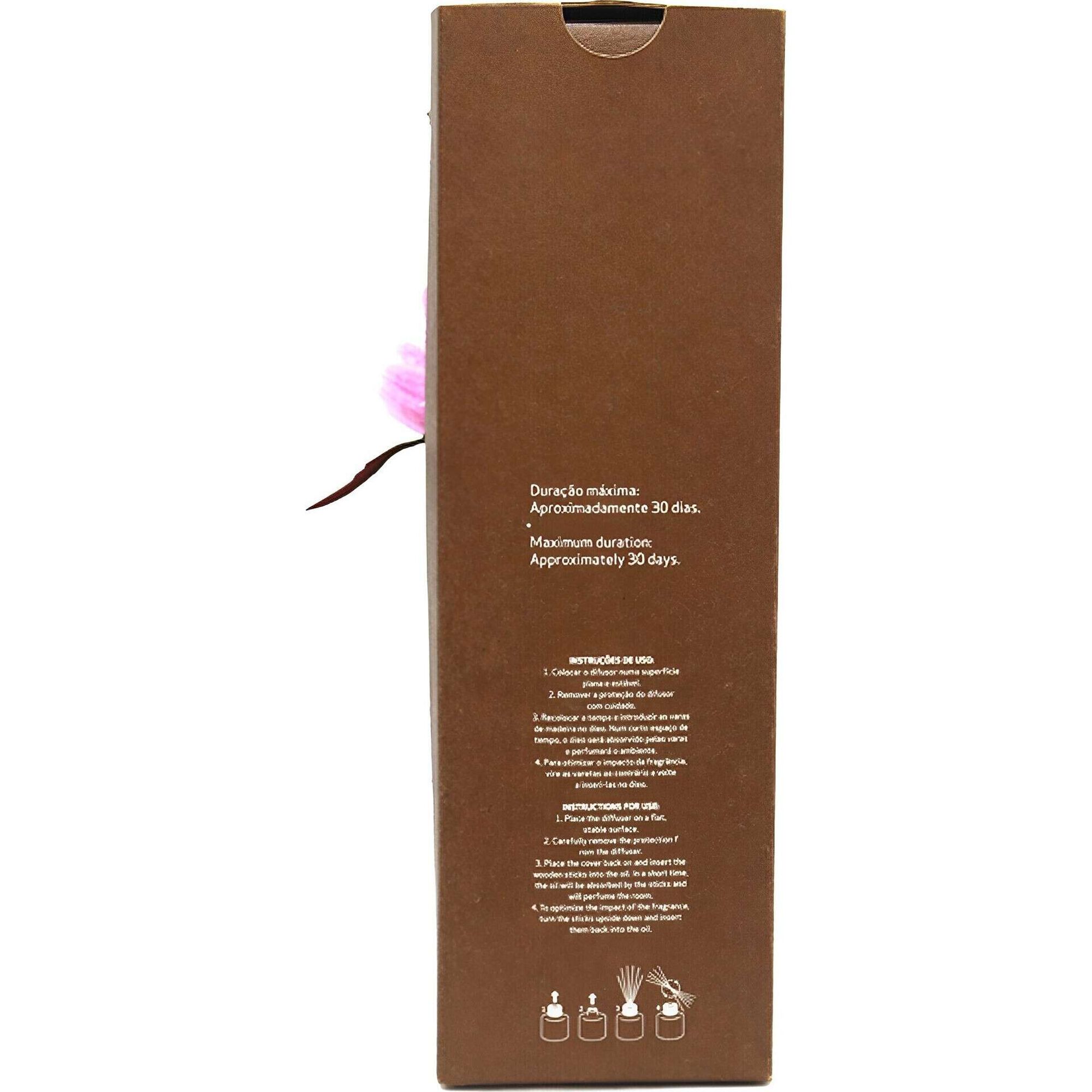 Ambientador Sticks Perfumados 100ml com Flor Vermelha e Rosa Kasa