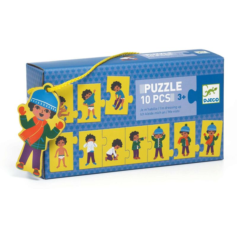 Djeco - Puzzle Estou a Vestir-me 10 Peças