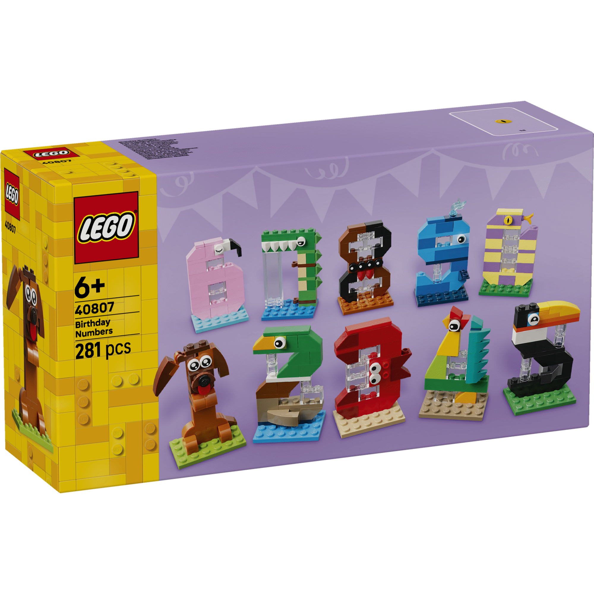 LEGO - N&uacute;meros de Anivers&aacute;rio - 40807