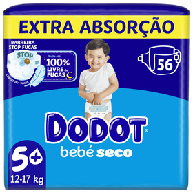 Fraldas Bebé Seco Extra 12-17kg T5+