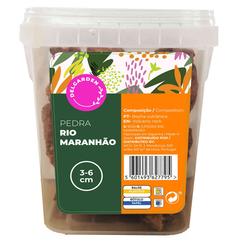 Pedras Decorativas Rio Maranhão 3-6 cm Delgarden