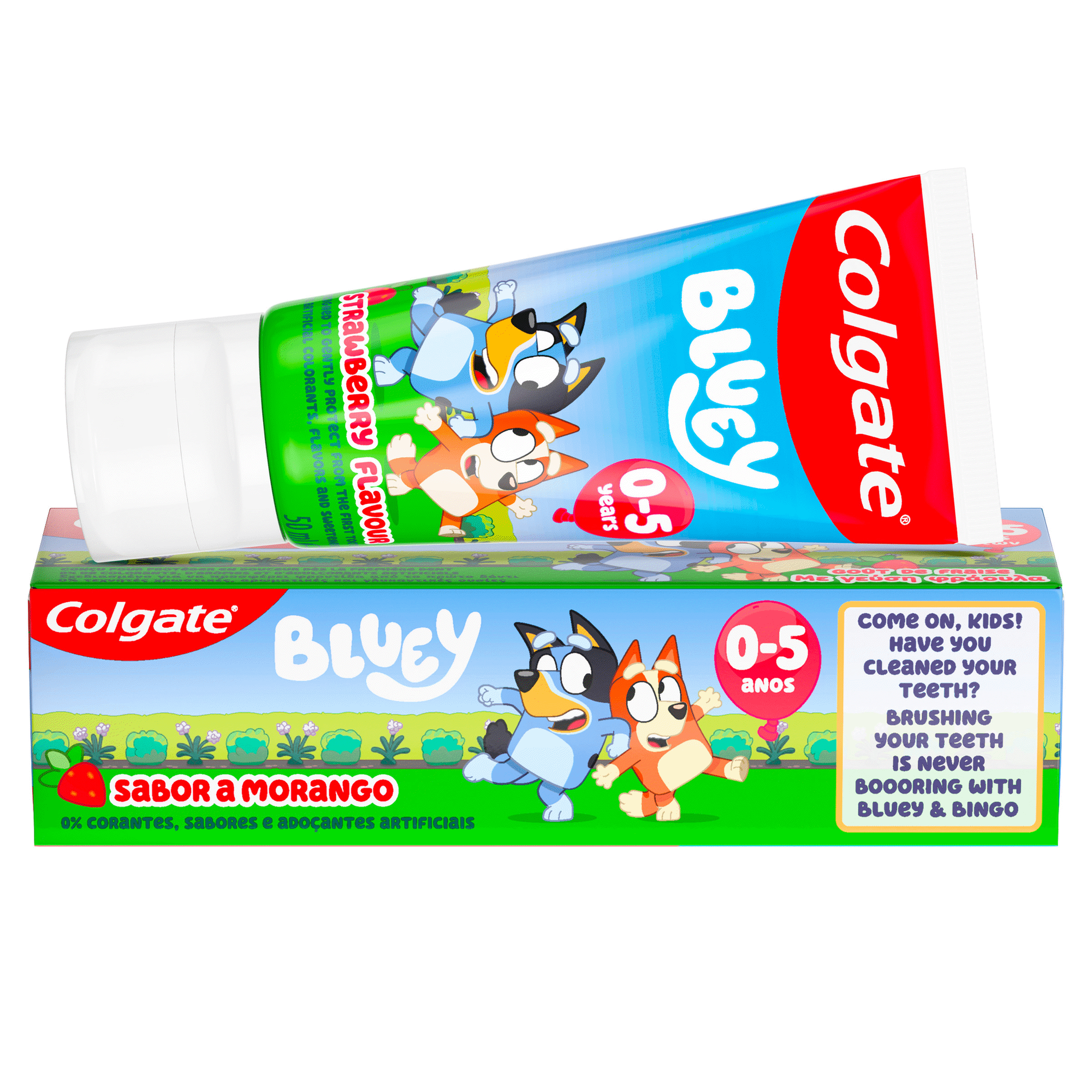 Pasta de Dentes Crian&ccedil;a Bluey 0 a 5 Anos Colgate